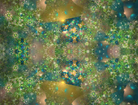 Imaginatory fractal abstract background Imageの写真素材