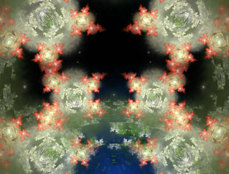 Imaginatory fractal abstract background Image
