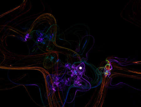 Imaginatory fractal abstract background Image