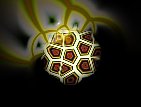 Imaginatory fractal abstract background Imageの写真素材