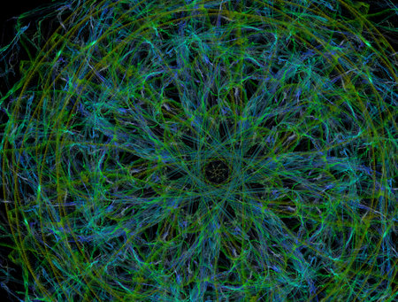 Imaginatory fractal abstract background Imageの写真素材