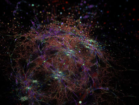 Imaginatory fractal abstract background Imageの写真素材