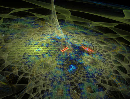 Imaginatory fractal abstract background Image