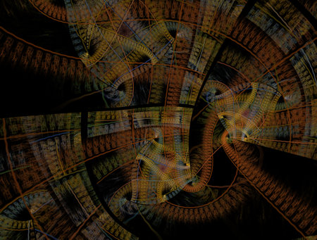 Imaginatory fractal abstract background Imageの写真素材