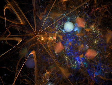 Imaginatory fractal abstract background Image