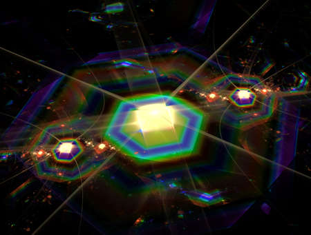 Imaginatory fractal abstract background Image