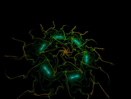 Imaginatory fractal abstract background Imageの写真素材