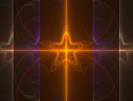 Imaginatory fractal abstract background Imageの写真素材