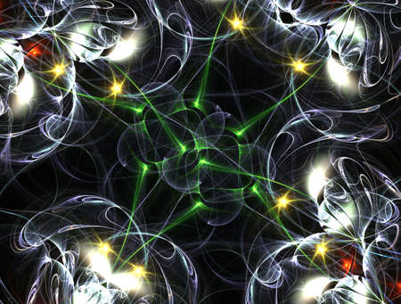 Imaginatory fractal abstract background Image