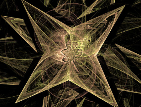 Imaginatory fractal abstract background Imageの写真素材