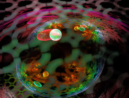 Imaginatory fractal abstract background Image