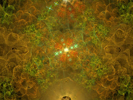 Imaginatory fractal abstract background Imageの写真素材