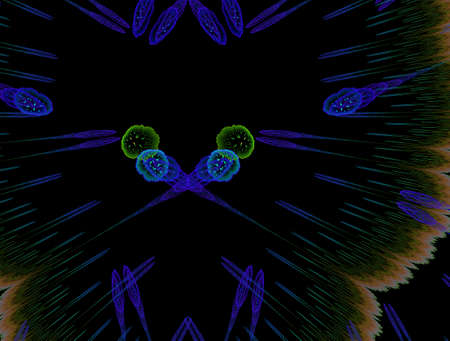 Imaginatory fractal abstract background Image