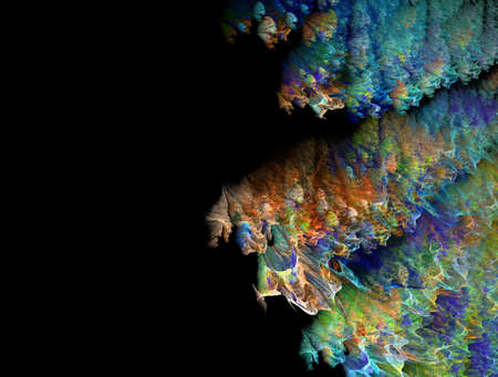 Imaginatory fractal abstract background Image