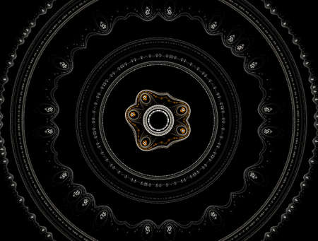 Imaginatory fractal abstract background Image