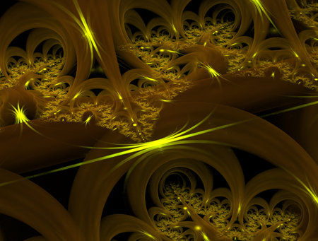 Imaginatory fractal abstract background Imageの写真素材