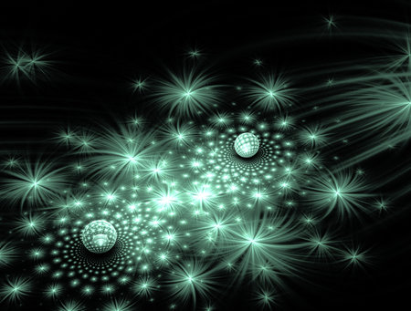 Imaginatory fractal abstract background Image