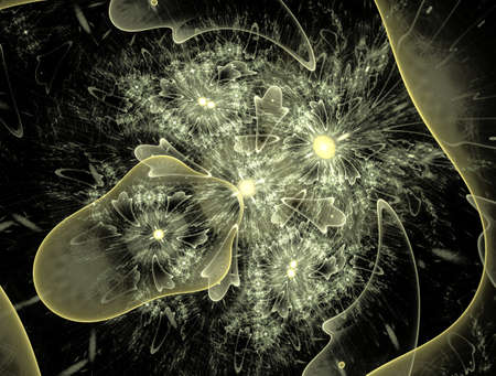 Imaginatory fractal abstract background Image
