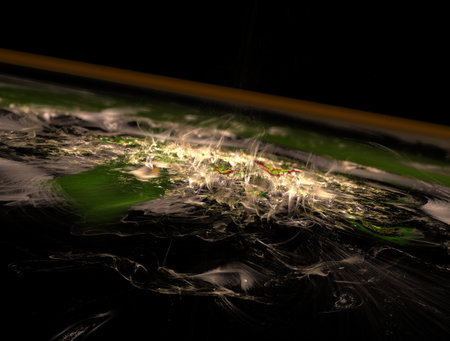 Imaginatory fractal abstract background Imageの写真素材