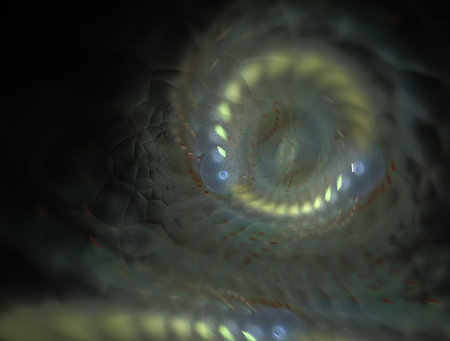 Imaginatory fractal abstract background Imageの写真素材