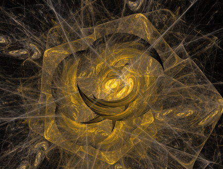 Imaginatory fractal abstract background Imageの写真素材