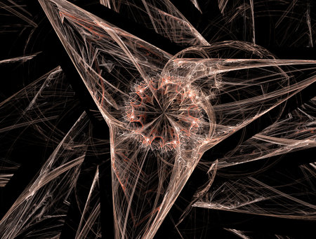 Imaginatory fractal abstract background Imageの写真素材