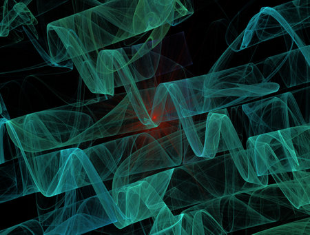 Imaginatory fractal abstract background Imageの写真素材