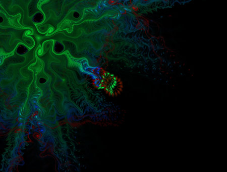 Imaginatory fractal abstract background Imageの写真素材