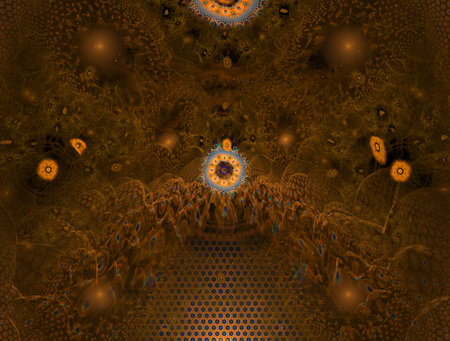 Imaginatory fractal abstract background Imageの写真素材