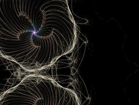 Imaginatory fractal abstract background Imageの写真素材