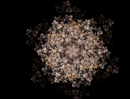 Imaginatory fractal abstract background Imageの写真素材