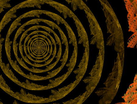 Imaginatory fractal abstract background Imageの写真素材