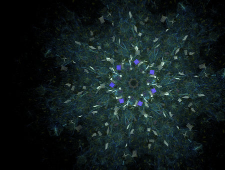 Imaginatory fractal abstract background Imageの写真素材