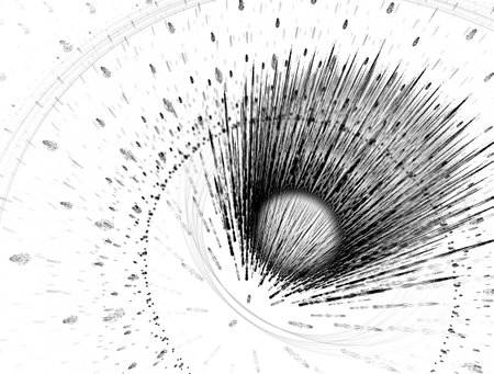 Imaginatory fractal abstract background Imageの写真素材