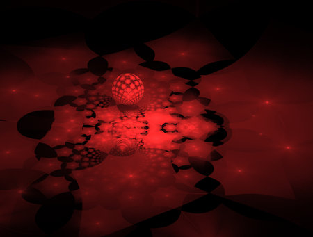 Imaginatory fractal abstract background Imageの写真素材