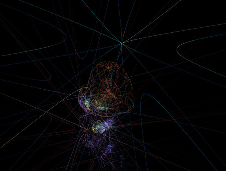 Imaginatory fractal abstract background Image
