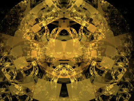 Imaginatory fractal abstract background Imageの写真素材