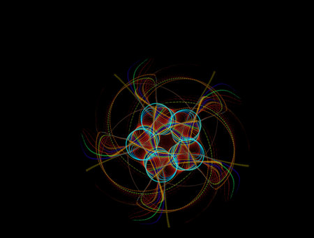 Imaginatory fractal abstract background Image