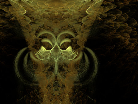 Imaginatory fractal abstract background Imageの写真素材