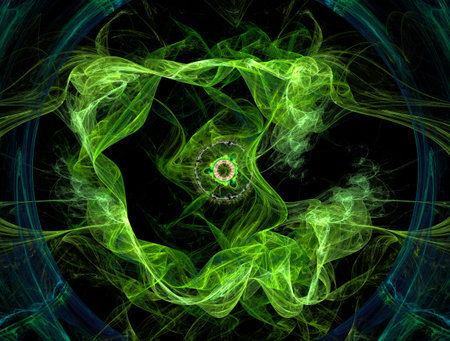 Imaginatory fractal abstract background Imageの写真素材