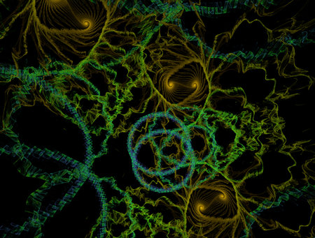 Imaginatory fractal abstract background Image