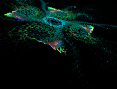 Imaginatory fractal abstract background Imageの写真素材