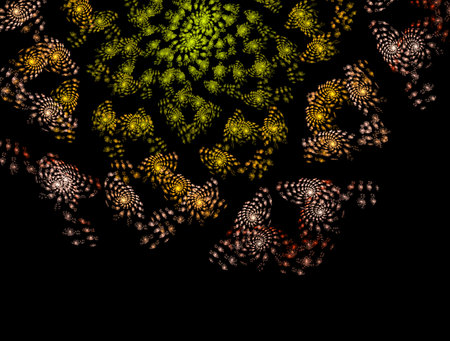 Imaginatory fractal abstract background Imageの写真素材