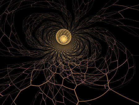 Imaginatory fractal abstract background Imageの写真素材