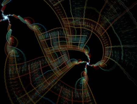 Imaginatory fractal abstract background Imageの写真素材