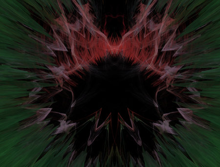 Imaginatory fractal abstract background Imageの写真素材