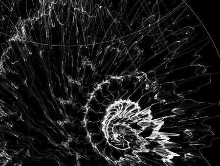 Imaginatory fractal abstract background Imageの写真素材