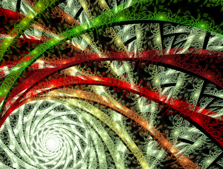 Imaginatory fractal abstract background Imageの写真素材