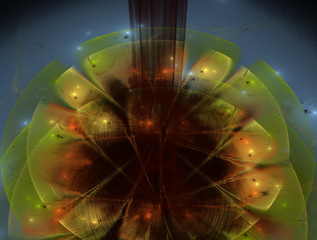 Imaginatory fractal abstract background Image