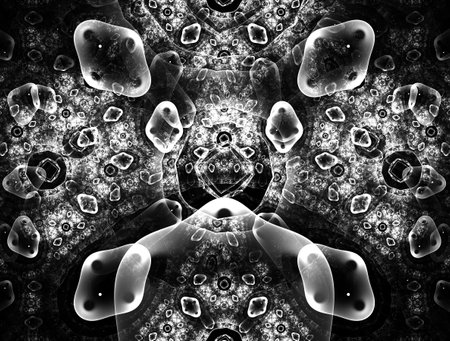 Imaginatory fractal abstract background Imageの写真素材